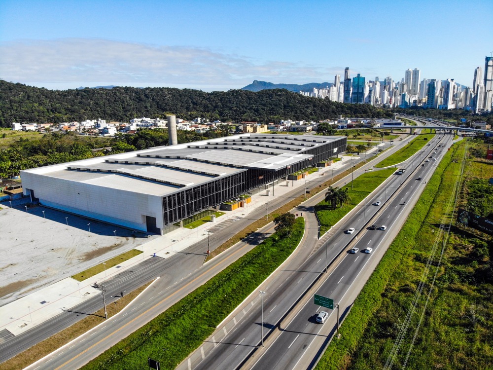 Vista aérea do Expocentro